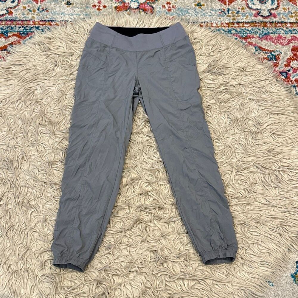 PrAna gray nylon pants size small